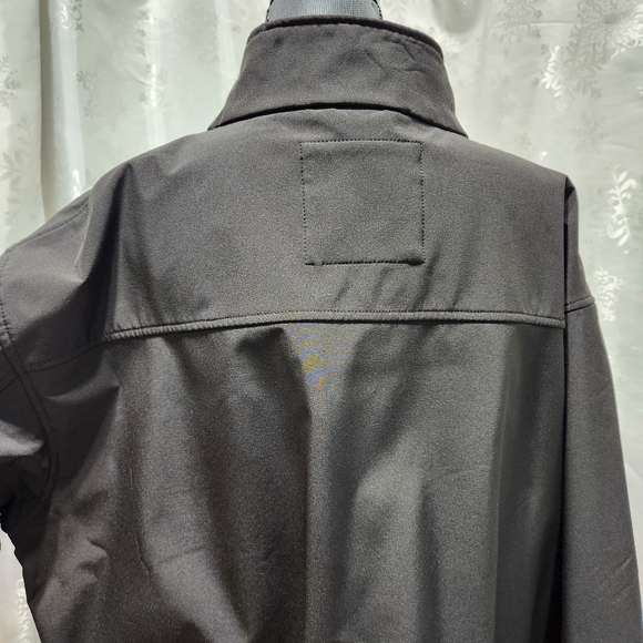 NWOT Men's RedHead Black Softshell Fleece-lined Light Jacket (2XLG) - Picture 5 of 11